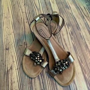 M. Patrick leather sandals